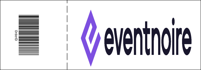 Green and Black General Admission Ticket Product Back