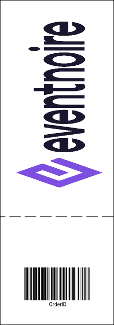 Green Squares Ticket Product Back