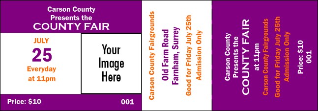 General Concert Ticket 205 Product Front