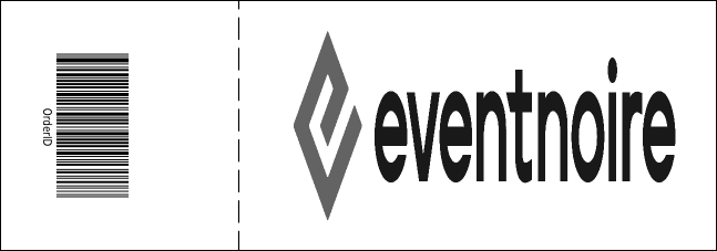 Los Angeles General Admission with stub (Black and white) Product Back