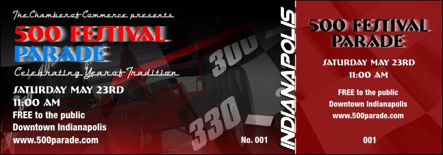 Indianapolis General Admission Ticket