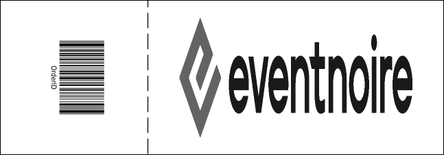 Dual Logo Cash Prize Raffle Ticket Product Back