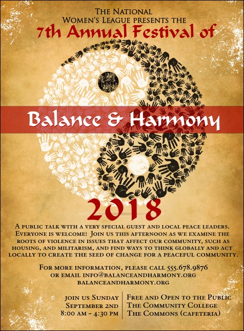 Yin Yang Invitation Product Front