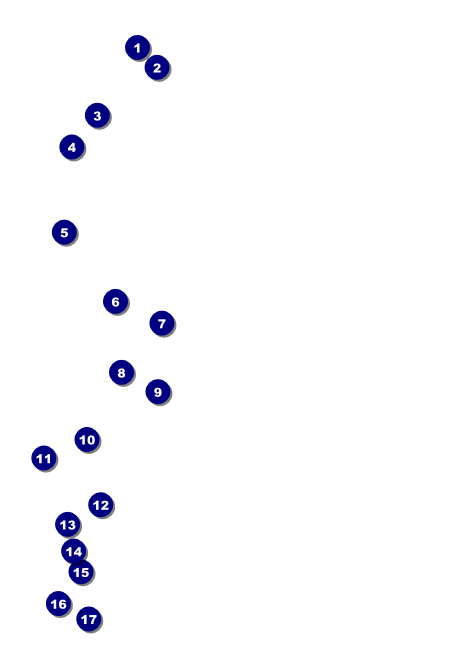 Abstract Lights Invitation Front Field Markers