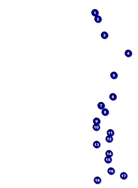 Comedy Spirals Invitation Front Field Markers