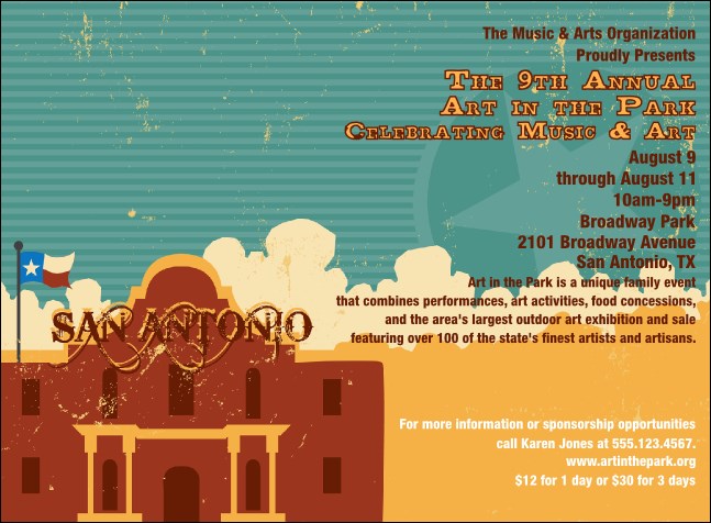 San Antonio Invitation Product Front