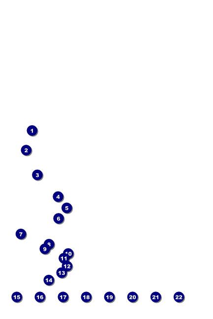 Valentine Heart Logo Poster Front Field Markers