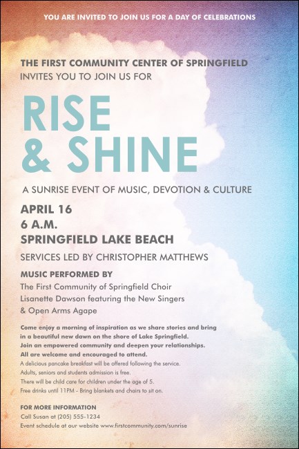 Clouds Poster Product Front