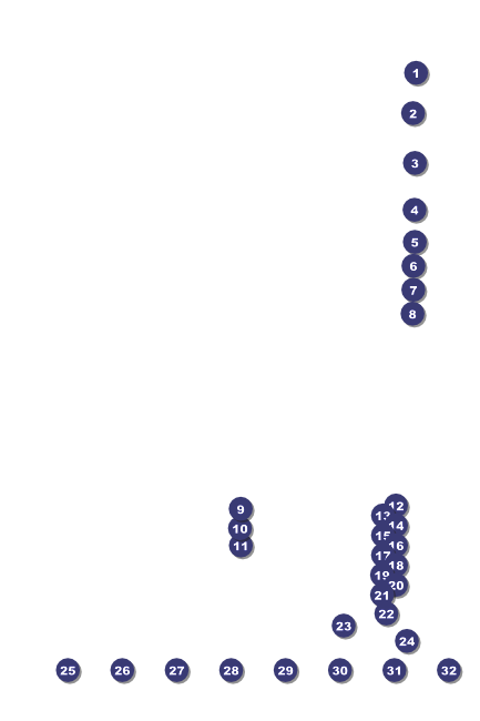 Stock Car Racing Poster Front Field Markers