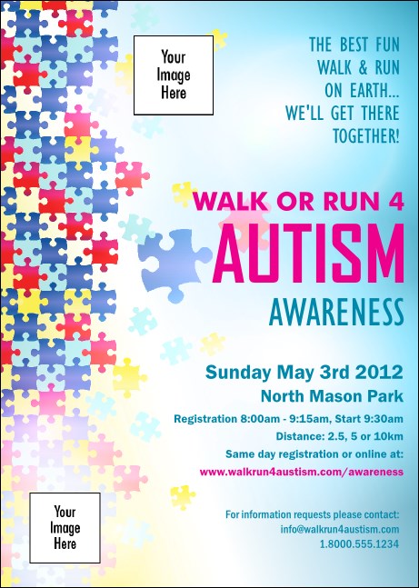 Autism Awareness Postcard Product Front