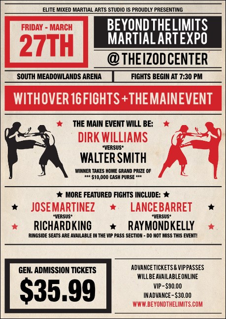 MMA Old School Postcard Product Front