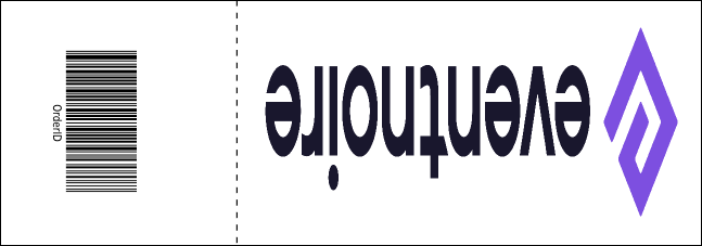 Winter Bird Raffle Ticket Product Back