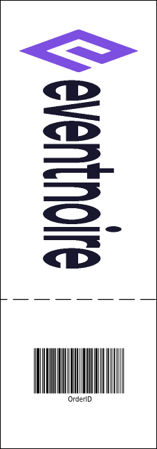 Winter Festival Raffle Ticket Product Back