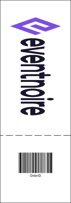 Stage Lights Raffle Ticket Product Back