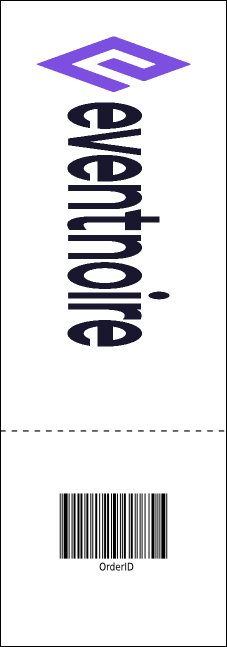Hanukkah Abstract Raffle Ticket Product Back