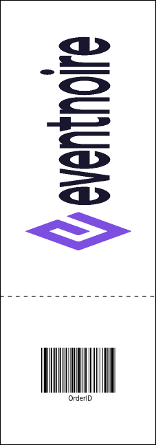 Holiday Ornament Raffle Ticket Product Back