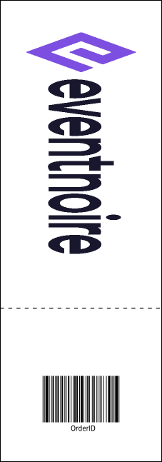 Basketball Court Raffle Ticket Product Back