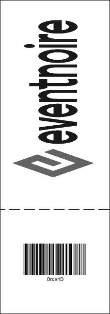 Portland Raffle Ticket (black and white) Product Back