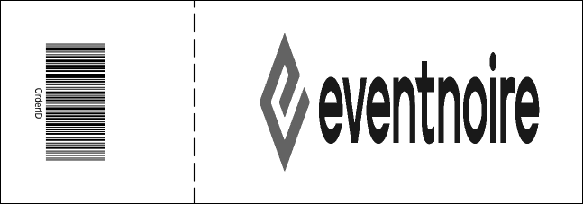 Indianapolis Raffle Ticket (Black and White) Product Back