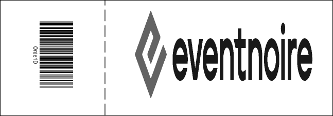 Nashville Raffle Ticket (Black and White) Product Back