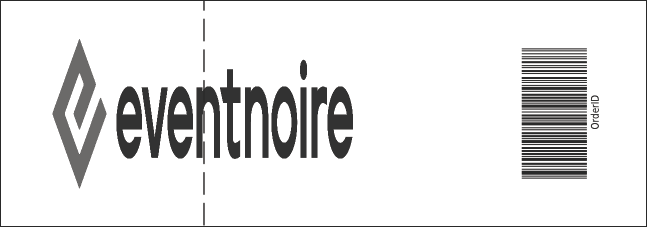 Black and White New Year's Raffle Ticket 001 Product Back