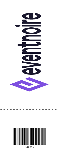 Basketball Raffle Ticket 003 Product Back