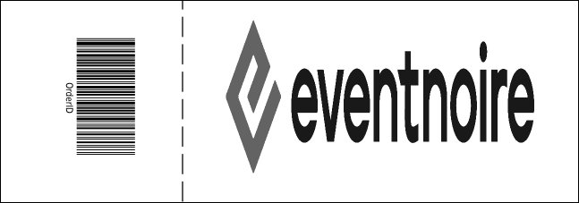 San Antonio Raffle Ticket (Black and white) Product Back