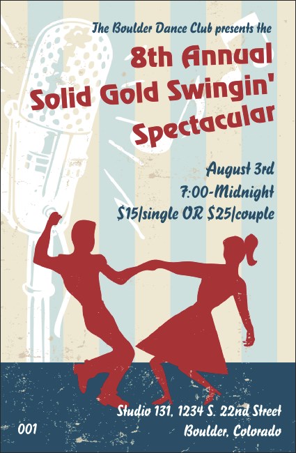 Swing Dance Drink Ticket Product Front