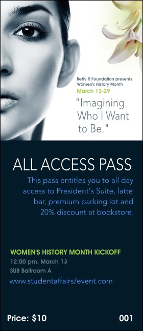 Women Expo 2 VIP Pass Product Front