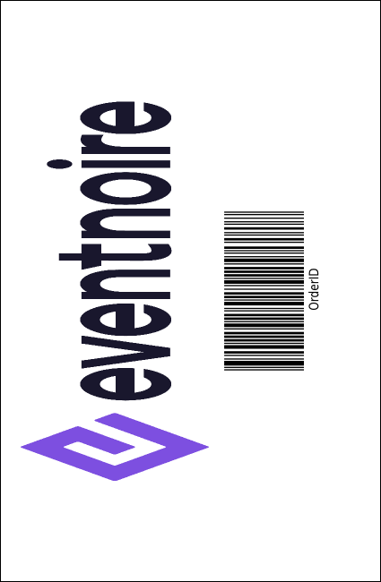 Cap and Gown Drink Ticket Logo Product Back