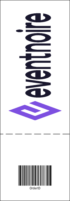 All Purpose Big Logo Purple 2 Event Ticket Product Back