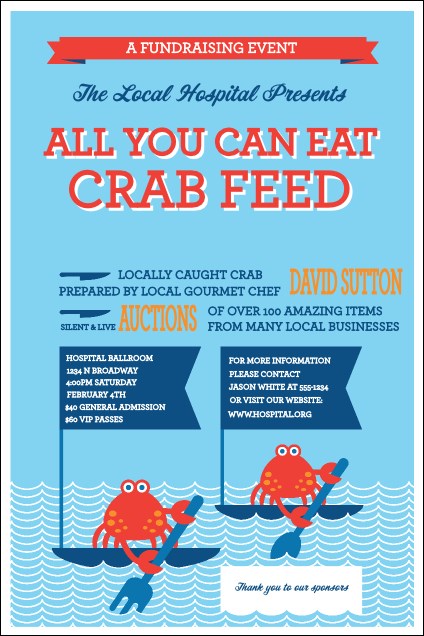 Crab Feed Poster Product Front