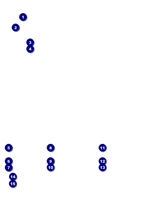 World Travel Postcard Front Field Markers