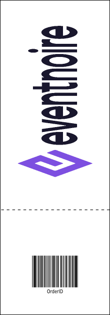 Softball Grass Event Ticket Product Back