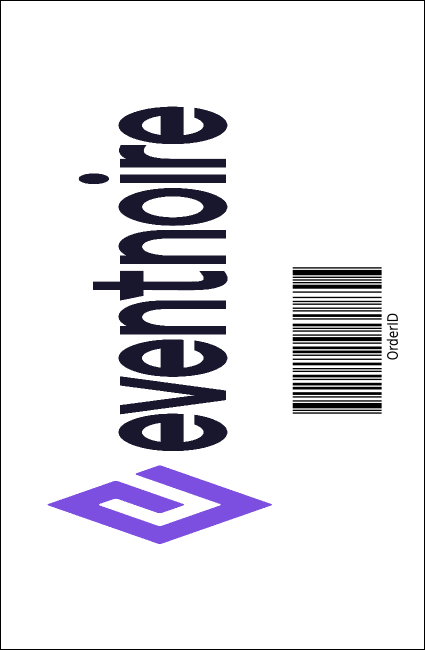 Golf Photo Drink Ticket Product Back