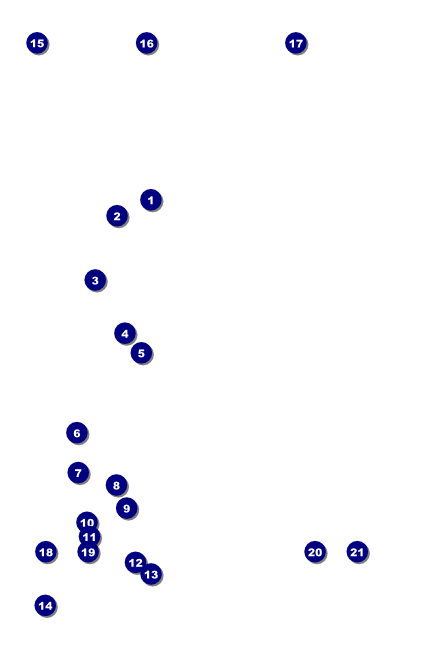Sweet Sixteen Purple Chevron Poster Front Field Markers