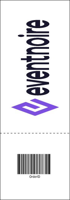 Cityscape Event Ticket Product Back