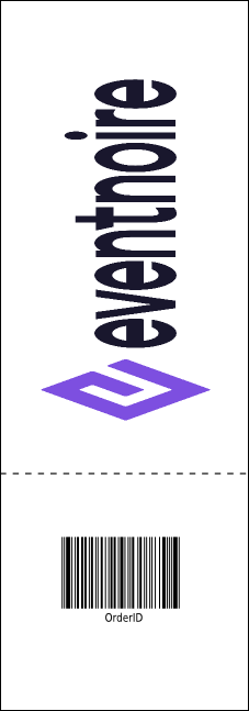 Social Networking Raffle Ticket Product Back