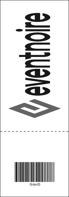 Black Tie Event Ticket Product Back