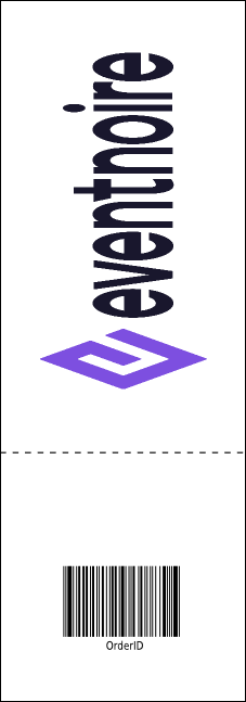 Dinosaur Raffle Ticket Product Back