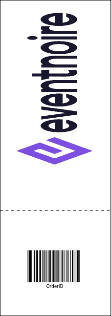 Music Festival Raffle Ticket Product Back