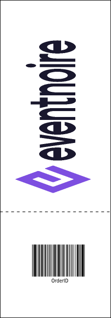 All Purpose Circle Raffle Ticket Product Back