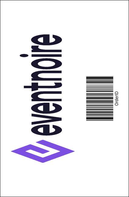 Contemporary Mixed Martial Arts Drink Ticket Product Back