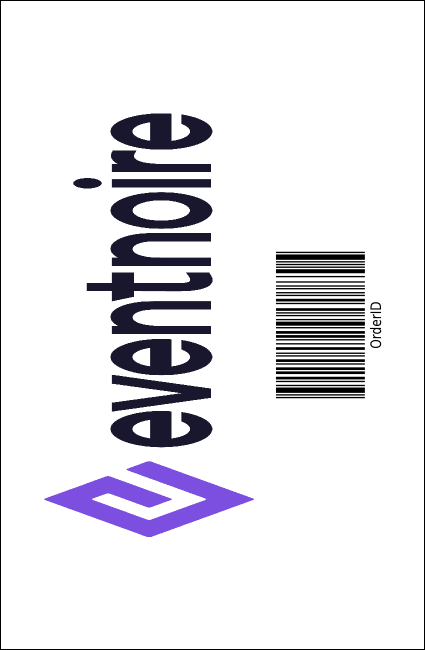 Versus Orange Drink Ticket Product Back