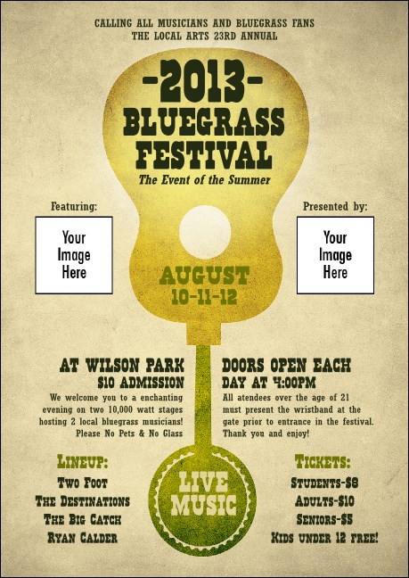 Guitar and Banjo Club Flyer