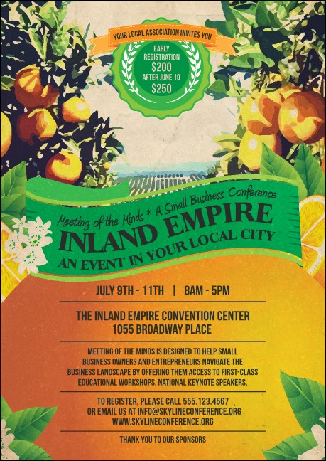 Inland Empire Club Flyer Product Front
